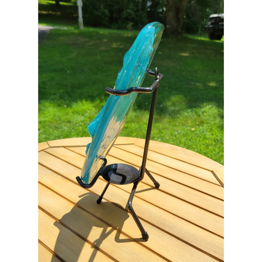 Jaramillo Brothers Art Glass Face Mask Sky Dreamer Candle Sconce Stand 1980s - Picture 4 of 6